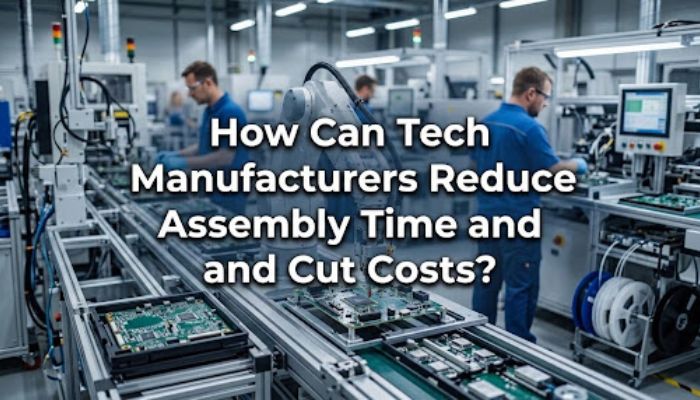 How Can Tech Manufacturers Reduce Assembly Time and Cut Costs?